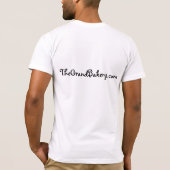 Echte Mannen eet cupcakes T-shirt (Achterkant)