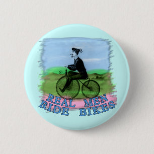 Echte Mannen - fietsproducten Ronde Button 5,7 Cm