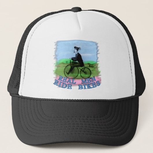 Echte Mannen - fietsproducten Trucker Pet (Voorkant)