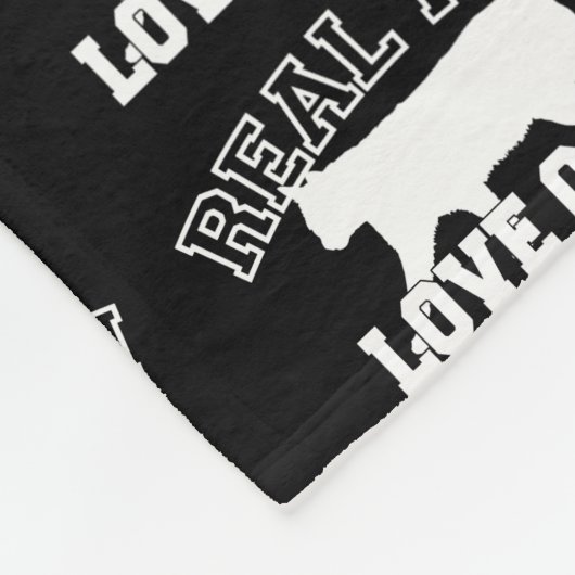 Echte Mannen Fleece Deken (Hoek)