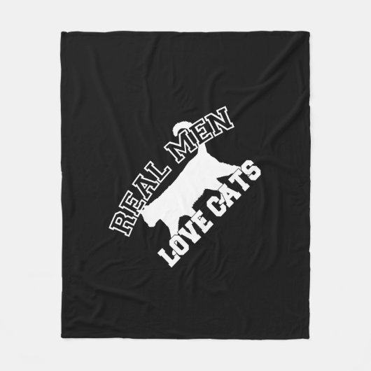 Echte Mannen Fleece Deken (Voorkant)