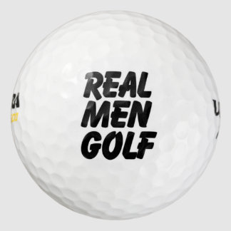 Echte Mannen Golf Golfballen