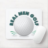 Echte mannen golf muismat (Met muis)
