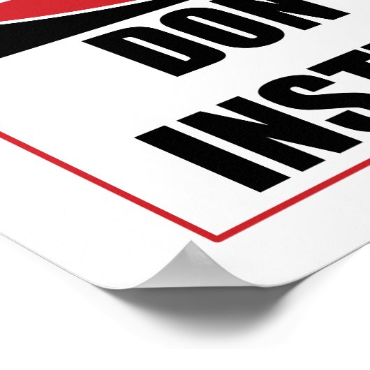 Echte Mannen hebben geen Instructies nodig Poster (Hoek)