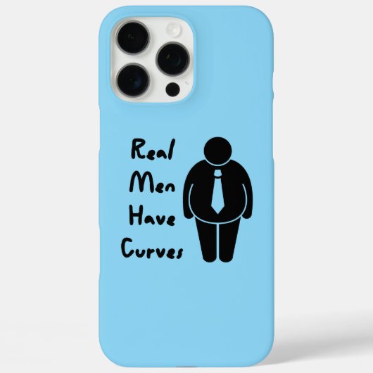 Echte Mannen hebben rondingen Case-Mate iPhone Case (Achterkant)
