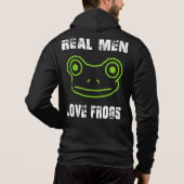 Echte Mannen Hoodie (Achterkant)