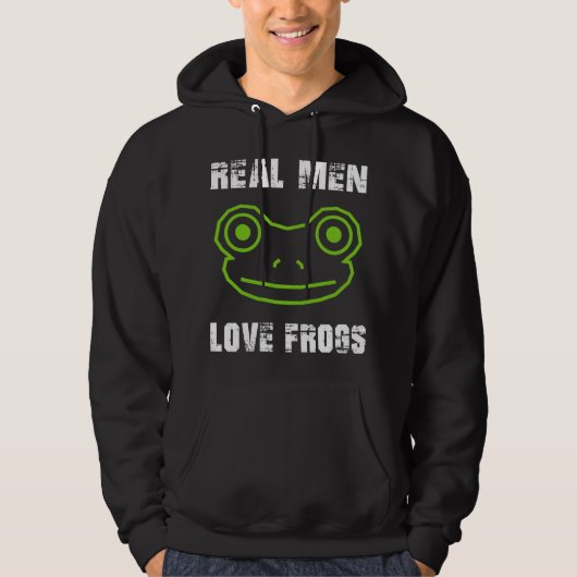 Echte Mannen Hoodie (Voorkant)