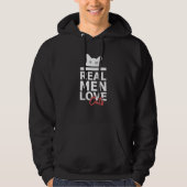 Echte Mannen Hoodie (Voorkant)