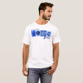 Echte Mannen houden van Jezus T-shirt (Voorkant volledig)