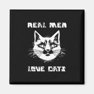 Echte mannen houden van katten magneet