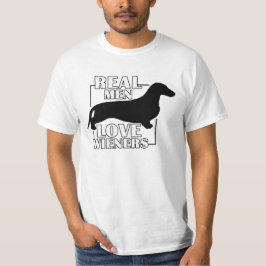 Echte Mannen HOUDEN VAN WENEN T-shirt