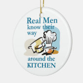 Echte Mannen Keramisch Ornament (Links)