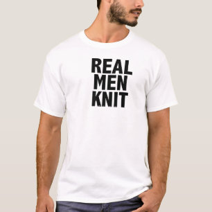 ECHTE MANNEN KNIT Mannen T-shirt