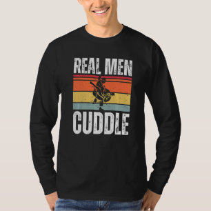 Echte Mannen Knuffelen Braziliaans Jiu Jitsu T-shirt