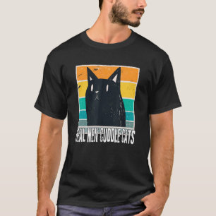 Echte Mannen Knuffelen Kat T-shirts Kat Mensen