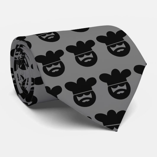 Echte mannen koken koele Vaderdag Stropdas (Opgerold)