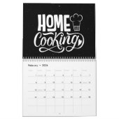Echte Mannen Koken met quotes Kalender (Feb 2026)