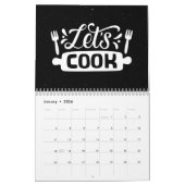 Echte Mannen Koken met quotes Kalender (Jan 2026)