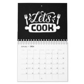 Echte Mannen Koken met quotes Kalender (Jan 2026)