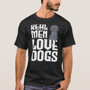 Echte Mannen Liefde Honden Duitse Herder Pet Voor T-shirt