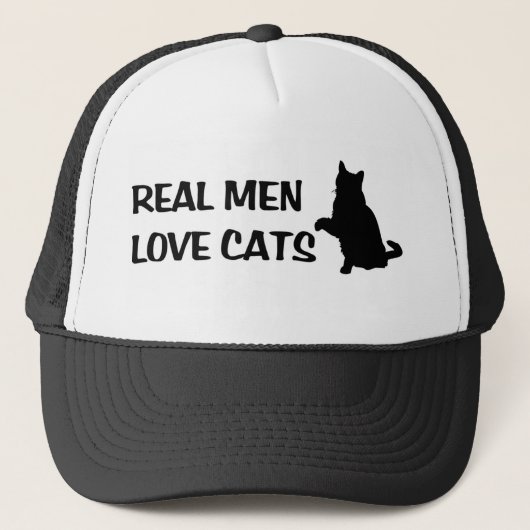 Echte Mannen Liefde Katten Pet (Voorkant)