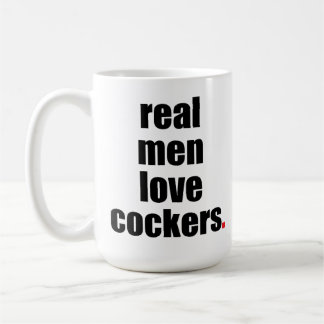 Echte Mannen Love Cockers Mok