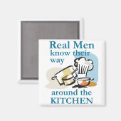 Echte Mannen Magneet (Voorkant / Achterkant)