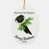 Echte Mannen met kerstmis, zoals tovenaars Keramisch Ornament (Voorkant)
