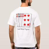 Echte Mannen Pegout T-shirt (Achterkant)