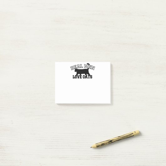 Echte Mannen Post-it® Notes (Op bureau)