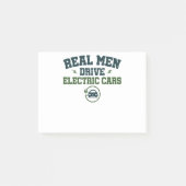 Echte Mannen rijden Elektrische auto's Post-it® Notes (Voorkant)