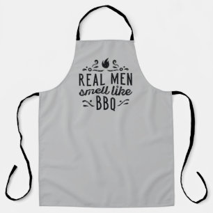 Echte Mannen Ruiken Naar BBQ Schort