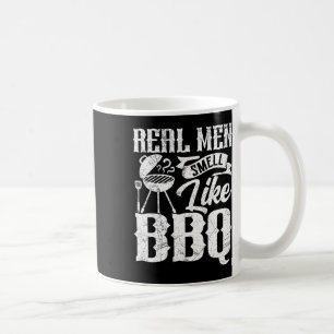 Echte Mannen Ruiken Naar Byrbecue Bbq Smoker Byrbe Koffiemok
