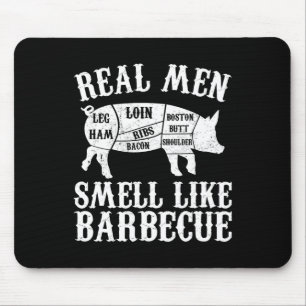 Echte Mannen Ruiken Naar Byrbeque Bbq Byrbecue Gri Muismat