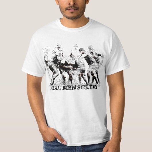 ECHTE MANNEN! T-SHIRT (Voorkant)