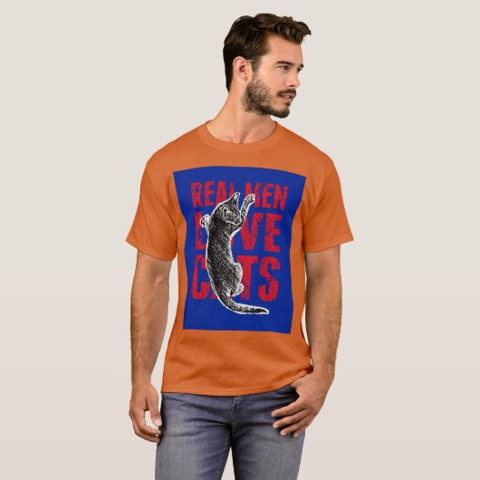 Echte Mannen T-shirt (Voorkant volledig)