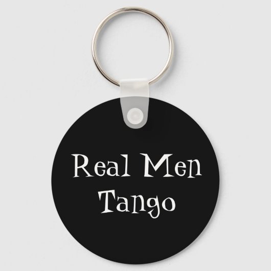 Echte Mannen Tango Sleutelhanger (Voorkant)