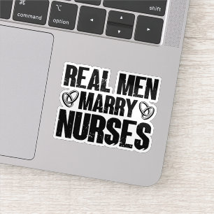 Echte Mannen Trouwen Verpleegkundigen Pediatric Fu Sticker
