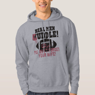 Echte Mannen Wiektevrouw Hoodie