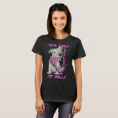 Echte Meisjes Redding Pit Bulls T-shirt (Voorkant volledig)
