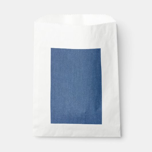 Echte mode jean denim bedankzakje (Voorkant)