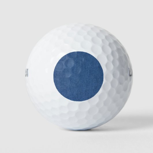 Echte mode jean denim golfballen (Voorkant)