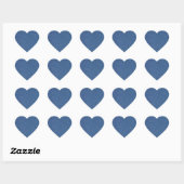 Echte mode jean denim hart sticker (Vel)
