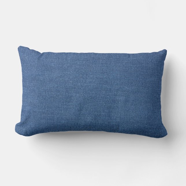 Echte mode jean denim kussen (Voorkant)
