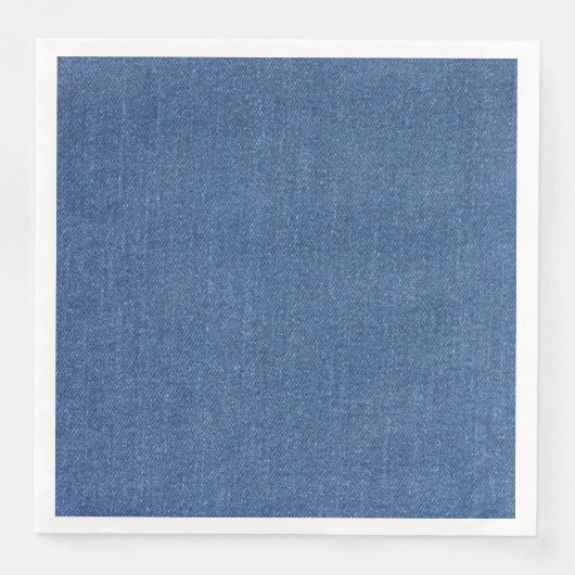 Echte mode jean denim servetten (Voorkant)