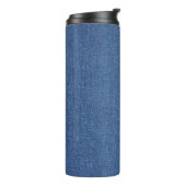 Echte mode jean denim thermosbeker (Gedraaid links)