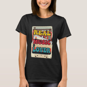 Echte muziekliefhebber grappig t-shirt