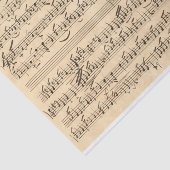 Echte (niet AI) Bladmuziek Nr. 2 Tissuepapier (Detail)