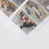 Echte (niet AI)  Cat Themd Trade Kaarten Tissuepapier (Detail)