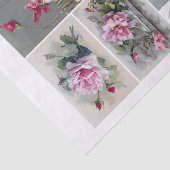 Echte (niet AI) set van Klien (1820-1929) Rozen Tissuepapier (Detail)